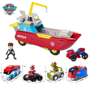 Navio Patrulha Canina Brinquedo Infantil Navio Patrulha Canina Loja do Bambino Navio Patrulha Canina + 5 Personagens 