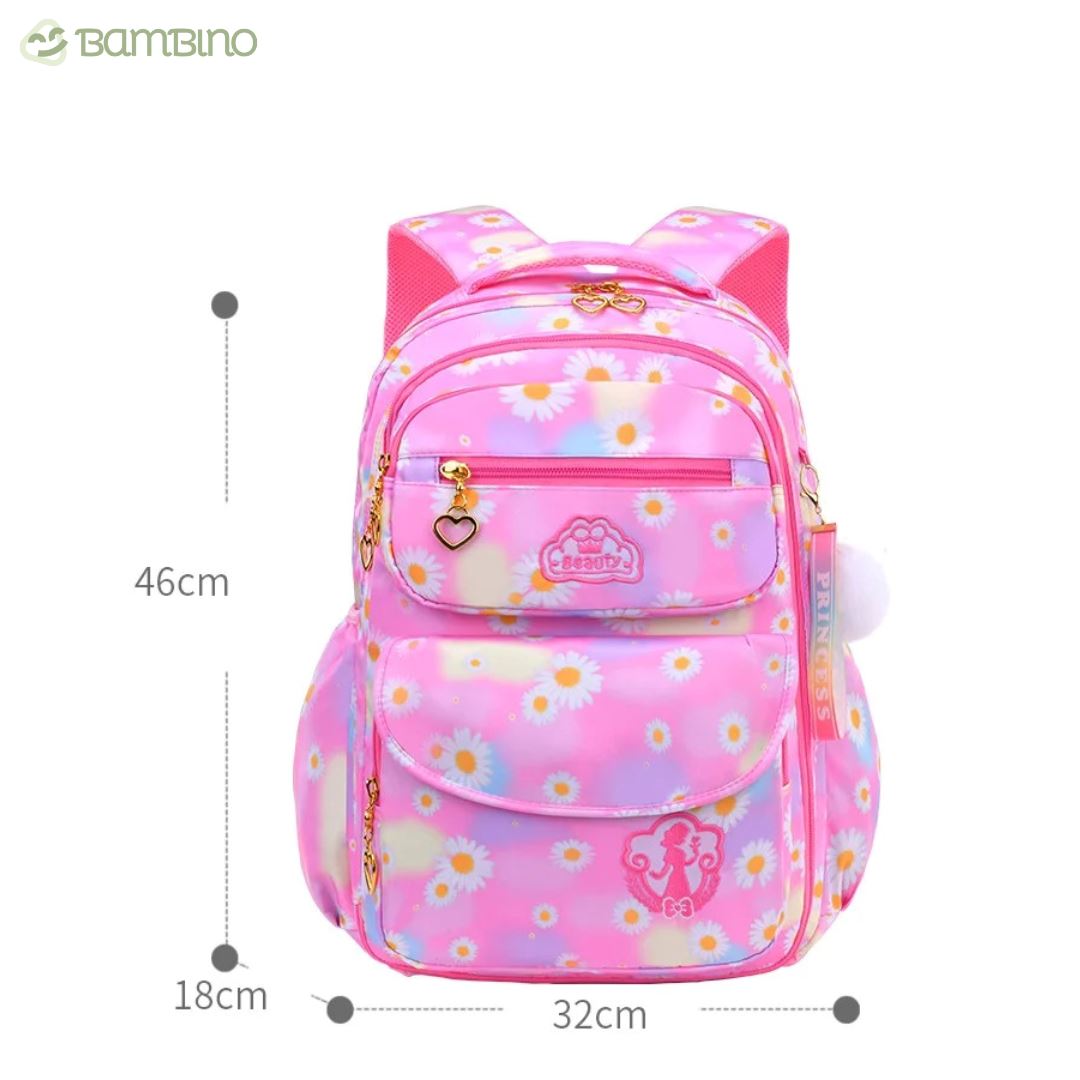 Mochila Ortopédica Infantil para Meninas Mochila Ortopédica Infantil para Meninas Loja do Bambino Rosa 