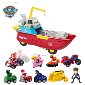 Navio Patrulha Canina Brinquedo Infantil Navio Patrulha Canina Loja do Bambino Navio Patrulha Canina + 7 Personagens 