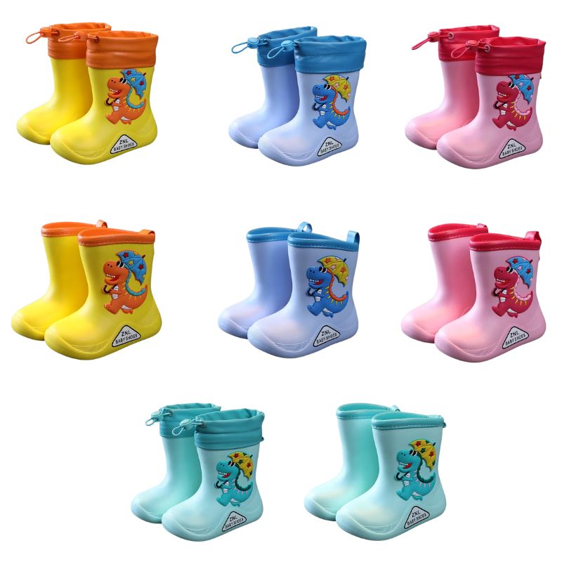 Botina Dino Infantil Bambino - Impermeável e com Meia Embutida Botina Dino Infantil Bambino - Impermeável e com Meia Embutida Loja do Bambino 