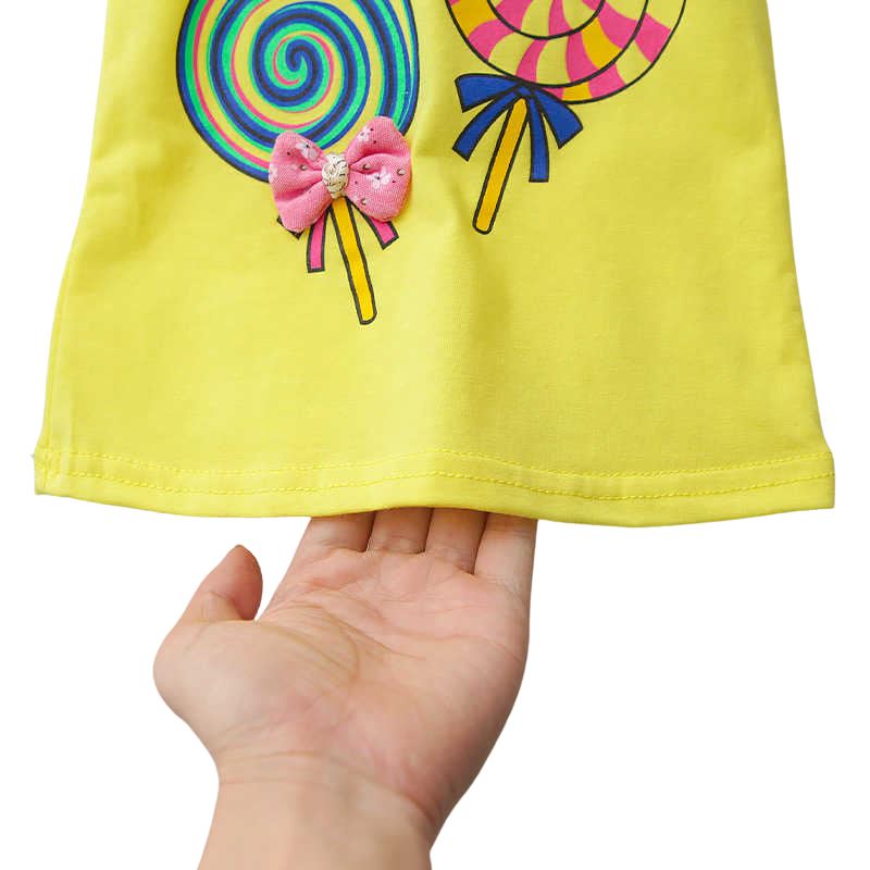 Conjunto Infantil Feminino Verão Pirulito Conjunto Infantil Feminino Verão Pirulito Loja do Bambino 