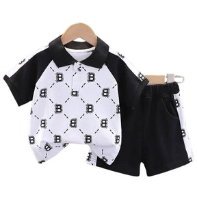 Conjunto Infantil Masculino Elegante Conjunto Infantil Masculino Elegante Loja do Bambino Preto 6 a 12 Meses 