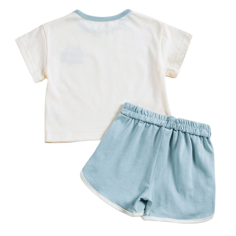 Conjunto Infantil de Verão Feminino Liso Conjunto Infantil de Verão Feminino Liso Loja do Bambino 