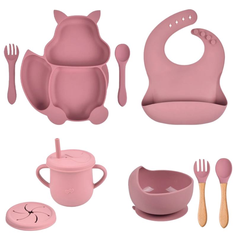 Conjunto Alimentação de Silicone Conjunto Alimentação de Silicone Loja do Bambino Bordo 