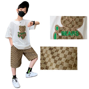 Conjunto Infantil Masculino Verão Streetwear Conjunto Infantil Masculino Verão Streetwear Loja do Bambino 