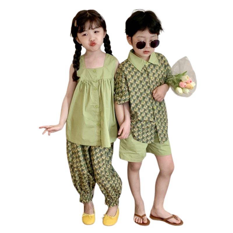 Conjunto Infantil Verão Masculino e Feminino Conjunto Infantil Verão Masculino e Feminino Loja do Bambino 