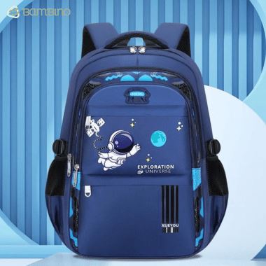 Mochila Escolar Astronauta para Crianças - Estilo e Diversão no Caminho da Escola Mochila Escolar Astronauta para Crianças - Estilo e Diversão no Caminho da Escola Loja do Bambino Único AZUL 