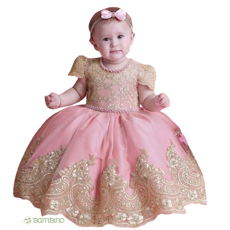 Vestido Gala Luxo para Meninas - de 1 Ano - 5 Anos Loja do Bambino 