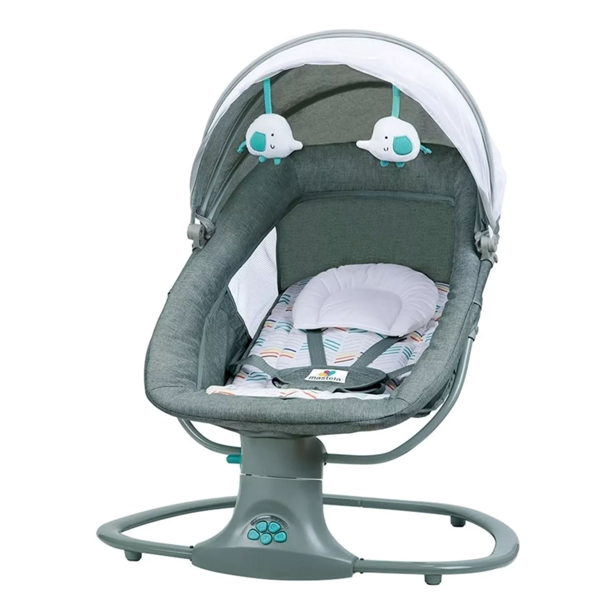 Cadeira de Balanço para Bebê Ultra Tech Bambino - Conforto e Qualidade Cadeira de Balanço Infantil Bambino Loja do Bambino Verde 