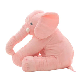 Elefantinho de Pelúcia Ergonômico Soninho Bambino Elefantinho de Pelúcia da Bambino Kaza Fácil Rosa 