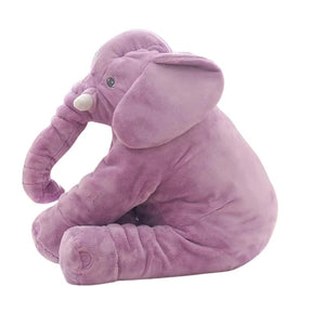 Elefantinho de Pelúcia Ergonômico Soninho Bambino Elefantinho de Pelúcia da Bambino Kaza Fácil Roxo 