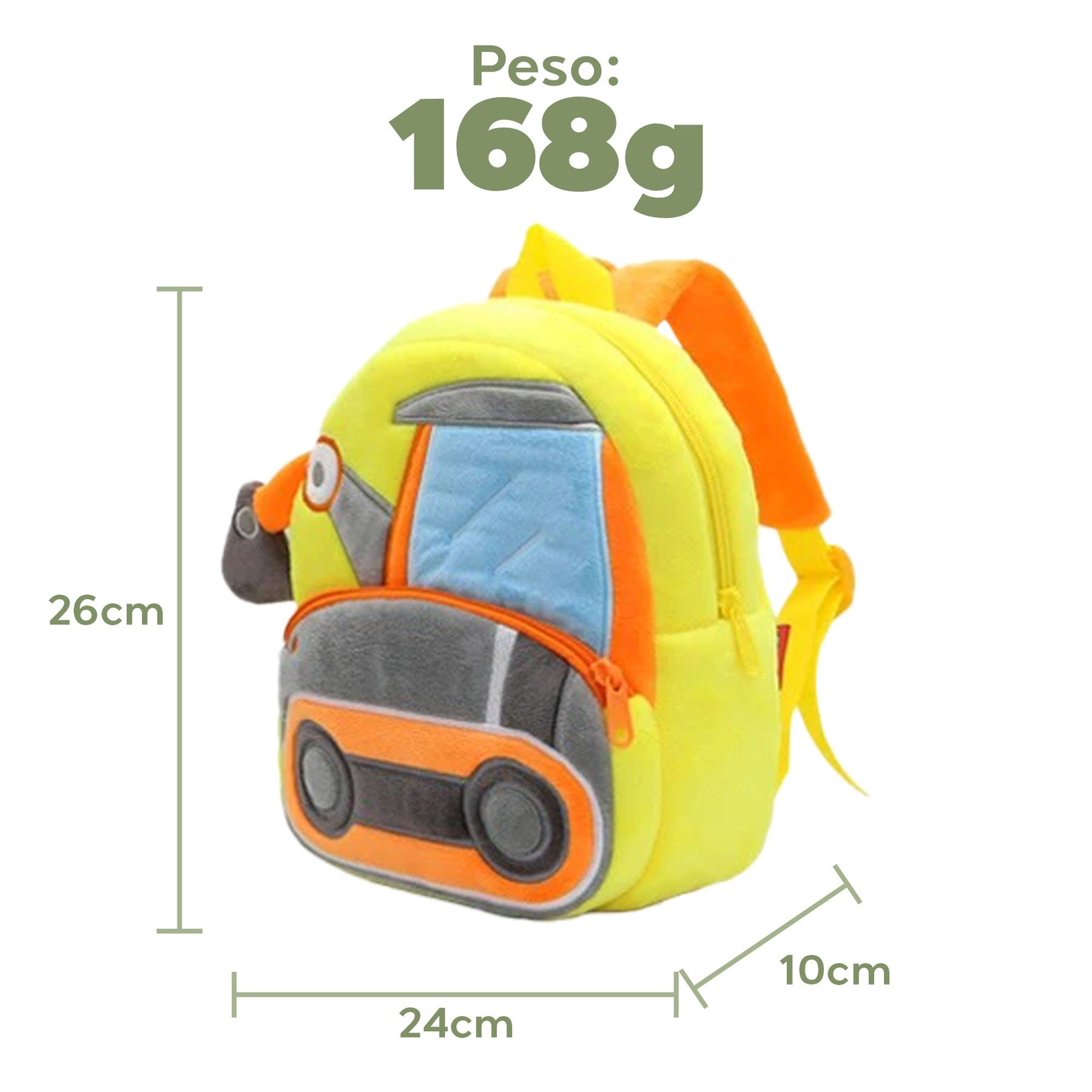 Mochila Infantil Cartoon de Pelúcia para Crianças de 2 a 4 Anos de Idade Mochila Infantil Cartoon de Pelúcia para Crianças de 2 a 4 Anos de Idade Loja do Bambino 