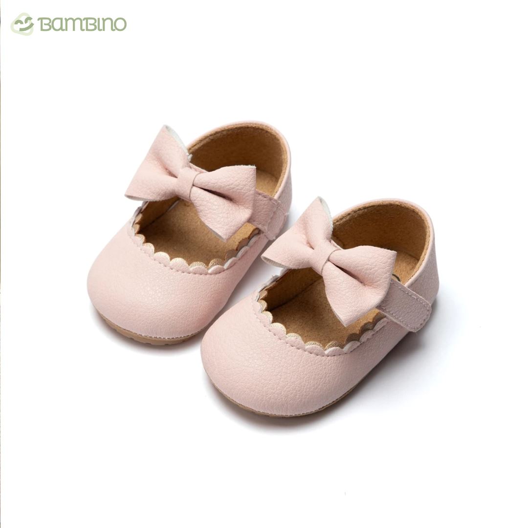 Sapatilha Tiana para Bebês Sapatilha Tiana para Bebês Loja do Bambino Rosa 1 