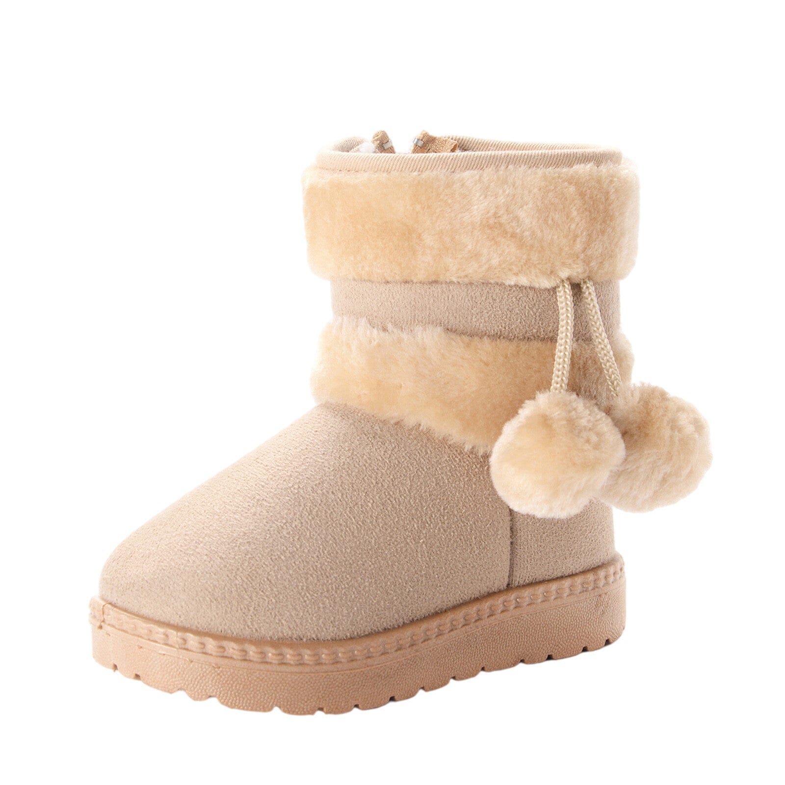 Bota Pompom de Inverno Infantil - Pantufinha Revestida de Lã Bota Pompom de Inverno Infantil Loja do Bambino 