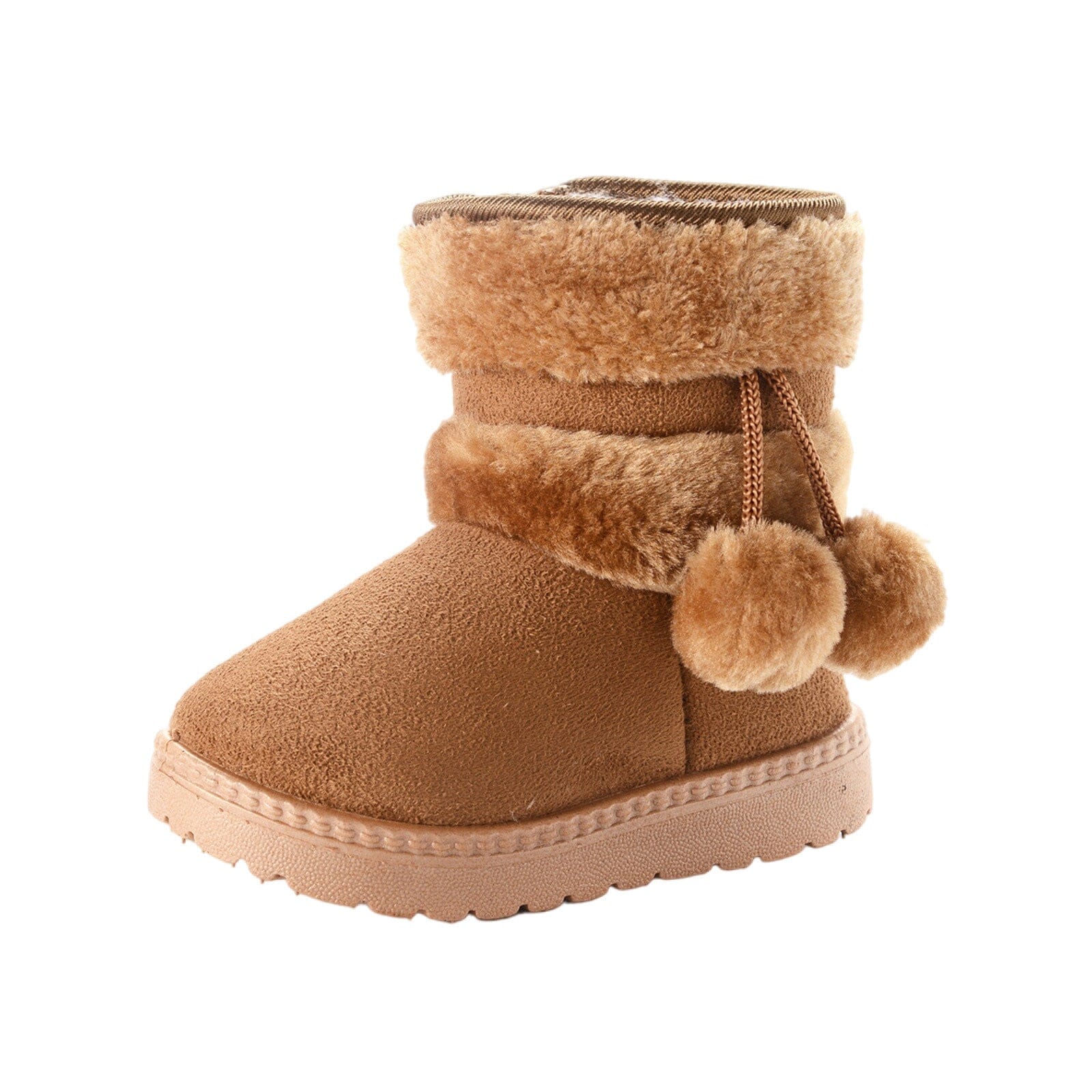 Bota Pompom de Inverno Infantil - Pantufinha Revestida de Lã Bota Pompom de Inverno Infantil Loja do Bambino 