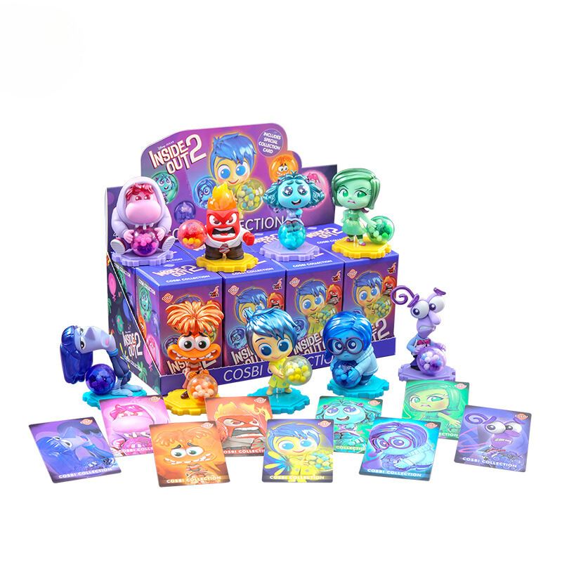 Coleção Bonecos Emoções Divertidamente Coleção Bonecos Emoções Divertidamente Loja do Bambino Combo com 8 Personagens 9cm 