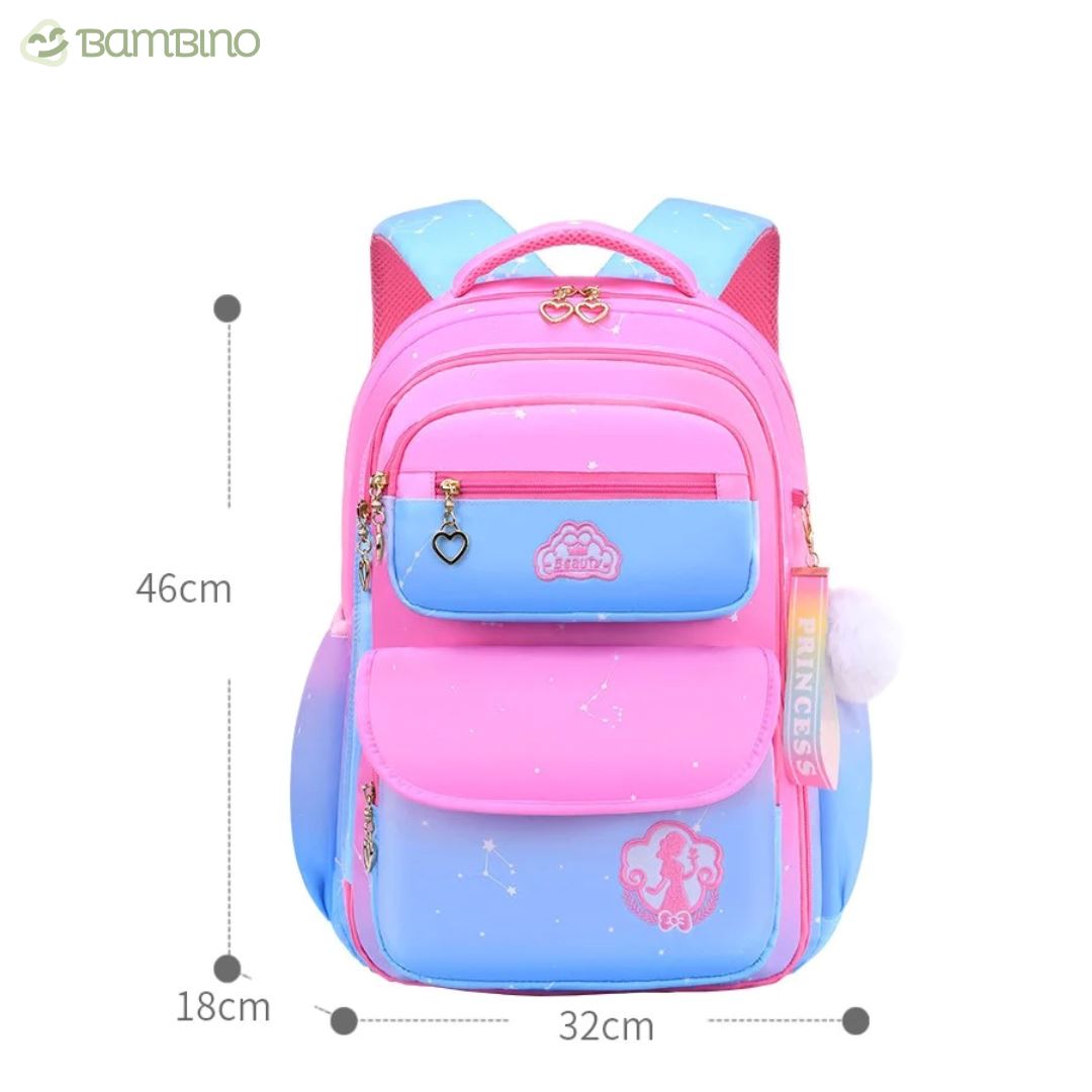 Mochila Ortopédica Infantil para Meninas Mochila Ortopédica Infantil para Meninas Loja do Bambino Azul 