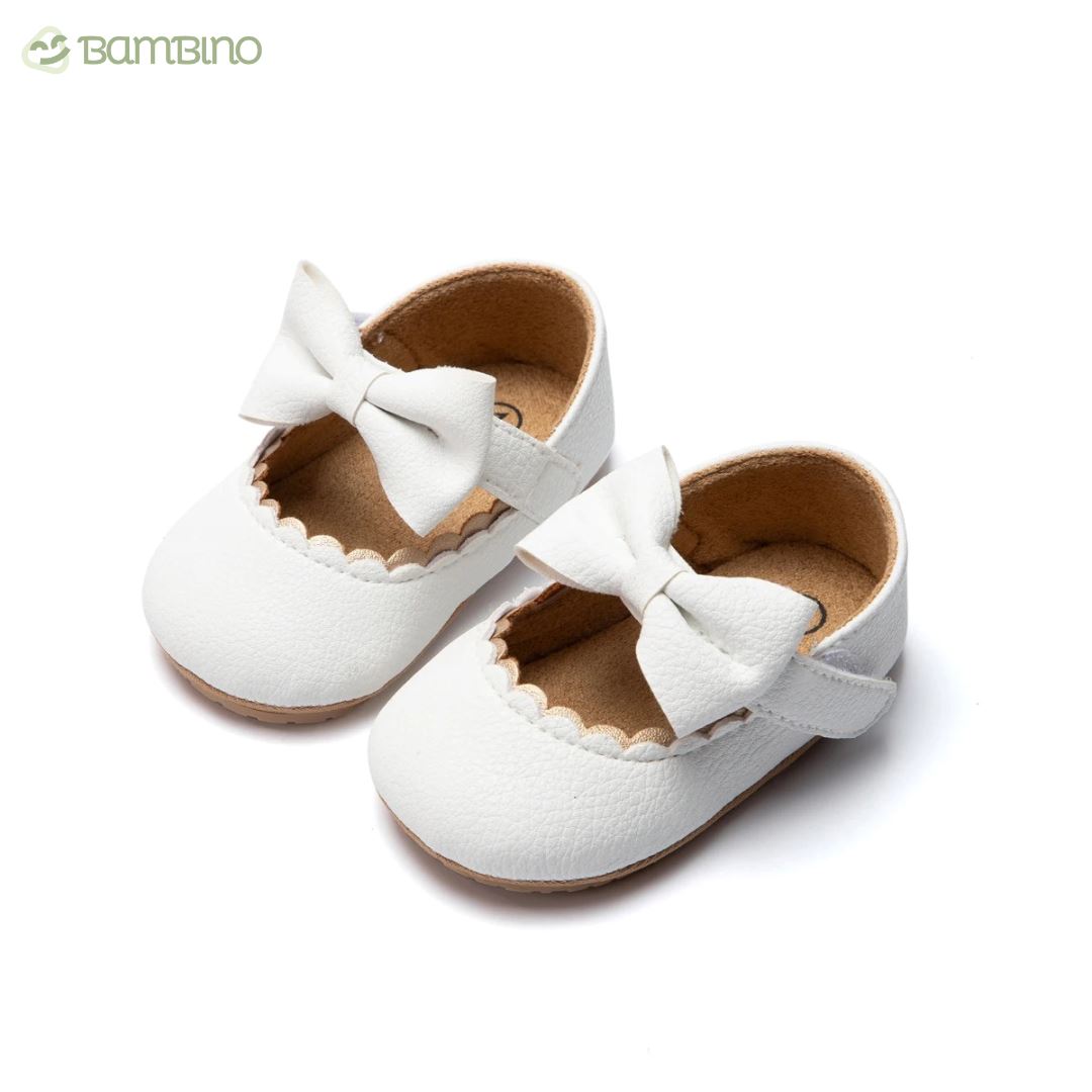 Sapatilha Tiana para Bebês Sapatilha Tiana para Bebês Loja do Bambino Branco 1 