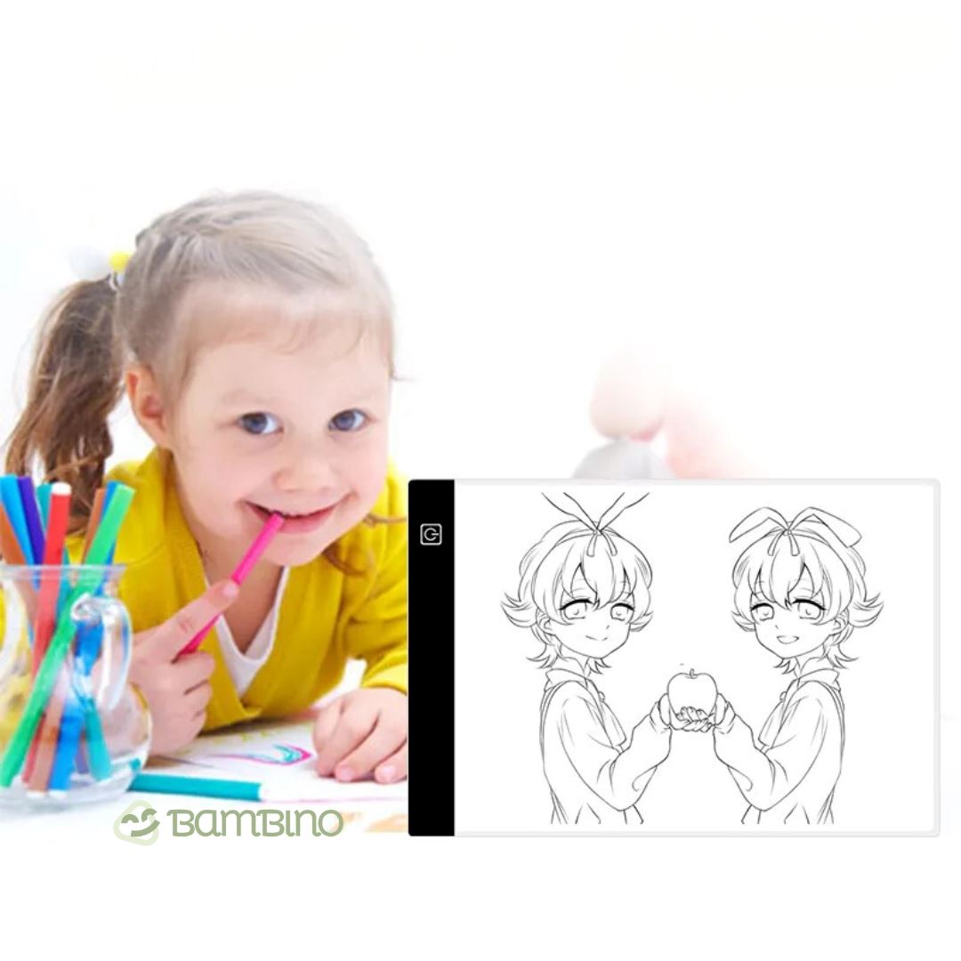 Prancheta em LED para Desenhos Infantis Prancheta em LED para Desenhos Infantis Loja do Bambino 