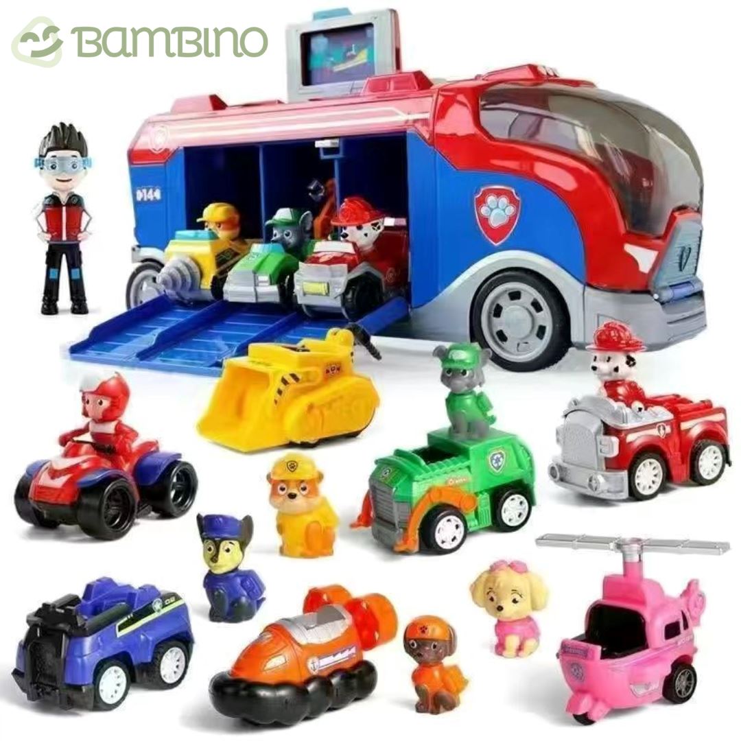 Ônibus da Patrulha Canina Brinquedo Infantil Ônibus da Patrulha Canina Brinquedo Infantil Loja do Bambino Ônibus Patrulha Canina + 10 Personagens 