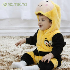 Pijama Macacão Com Capuz Diversão Recém Nascido Pijama Macacão Com Capuz Diversão Recém Nascido Loja do Bambino 