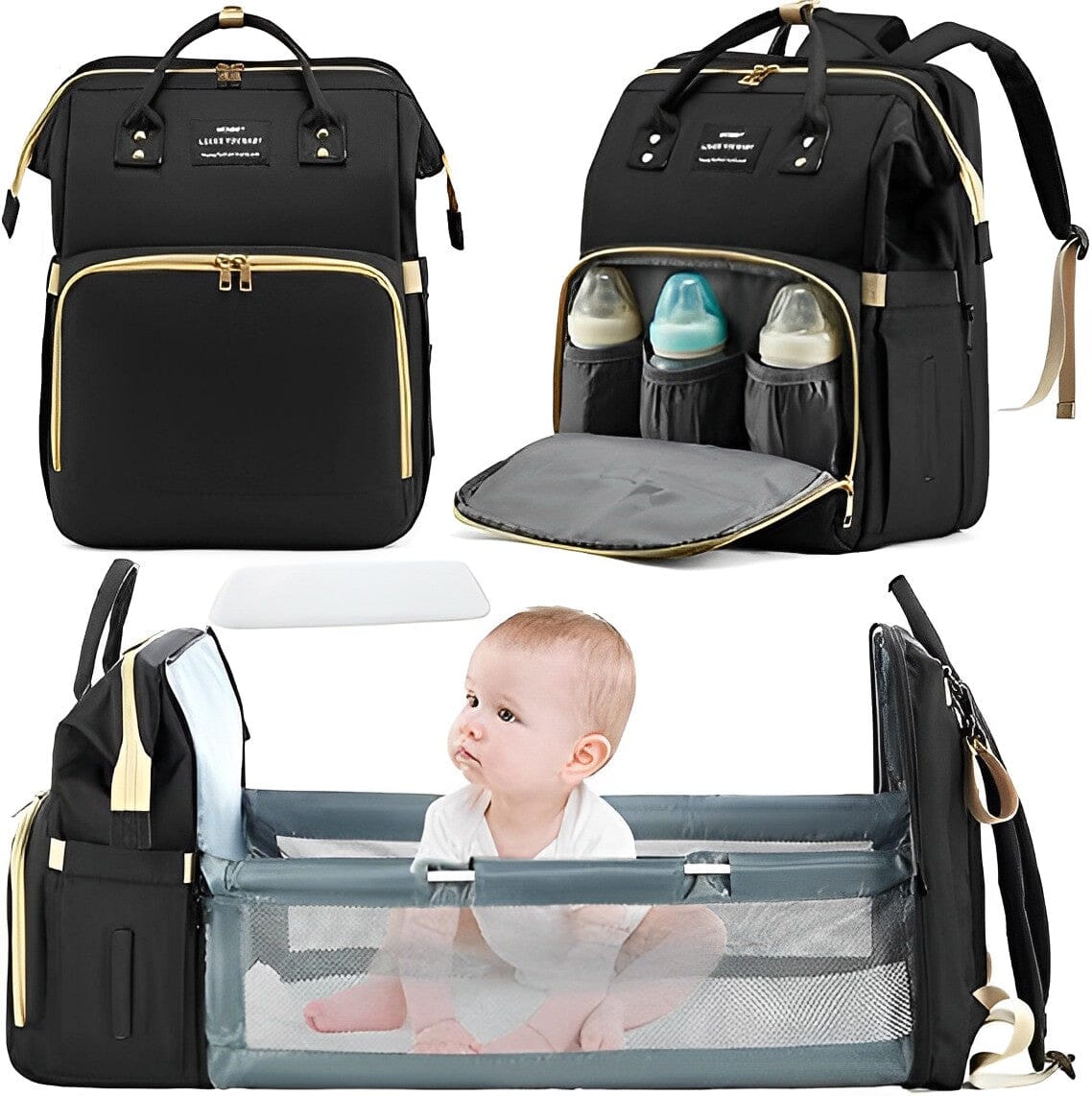 Bolsa Maternidade Bambino Bolsa Maternidade Bambino Loja do Bambino Preto 