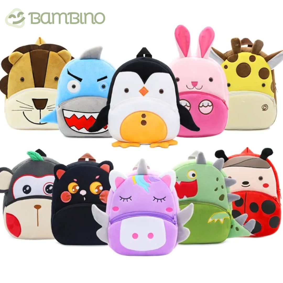 Mochila Pelúcia Animal Bambino Mochila Pelúcia Animal Bambino Loja do Bambino 