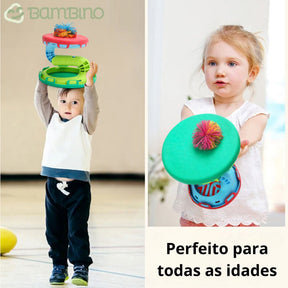 Peteca Brinquedo Infantil Bambino + Bola de Brinde Peteca Brinquedo Infantil Bambino + Bola de Brinde Loja do Bambino 