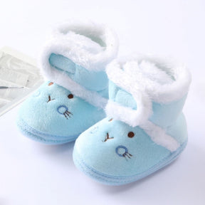 Botinha Inverno - Pantufinha Revestida de Lã Botinha Inverno - Pantufinha Revestida Lã Loja do Bambino Azul 0 - 6 meses 