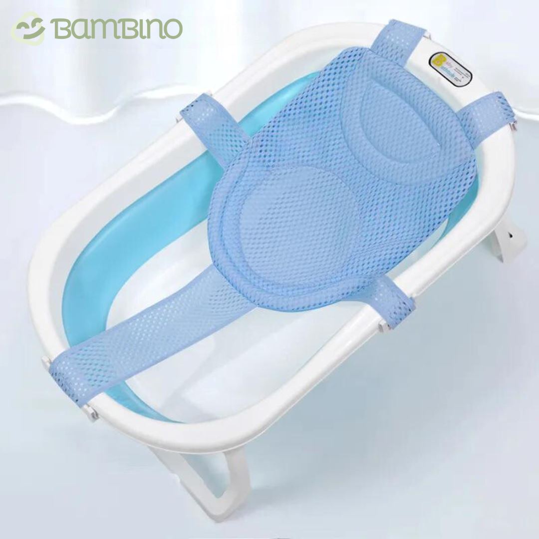 Almofada de Banheira para Banho Respirável Recém Nascido Bambino Almofada de Banheira para Banho Respirável Recém Nascido Bambino Loja do Bambino Azul 