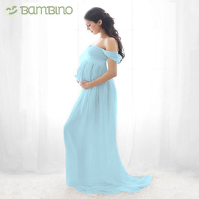 Vestido Longo Tomara que Caia para Gestantes Vestido Longo Tomara que Caia para Gestantes Loja do Bambino Azul P (88cm) 