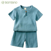 Conjunto em Linho Infantil Bambino Conjunto em Linho Infantil Bambino Loja do Bambino Azul 1 - 2 anos 