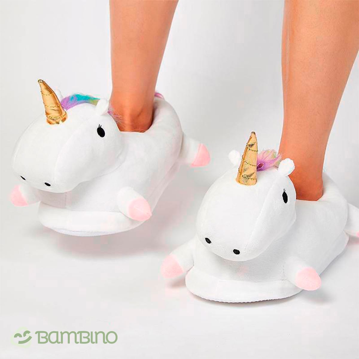 Pantufa de Unicórnio Pantufa de Unicórnio LojadoBambino Branco Único 