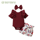 Conjunto Summer Recém-Nascido Bambino Conjunto Summer Recém-Nascido Bambino Loja do Bambino Bordo Conjunto 1 6 Meses