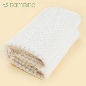 Manta Primeiro Toque Bambino Manta Primeiro Toque Bambino Loja do Bambino Branco M - 70x100cm 