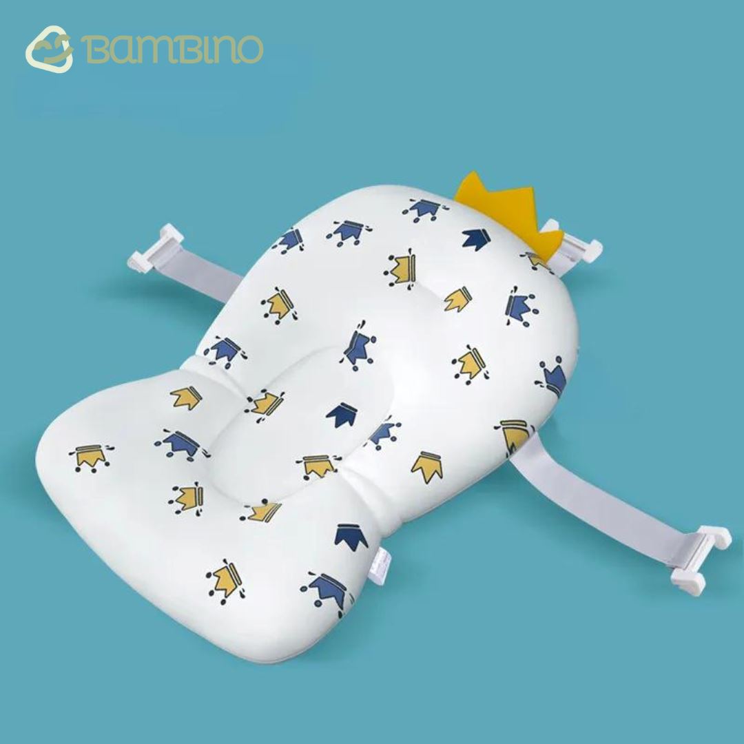 Almofada de Banheira para Banho em Algodão Recém Nascido Bambino Almofada de Banheira para Banho em Algodão Recém Nascido Bambino Loja do Bambino Coroa 