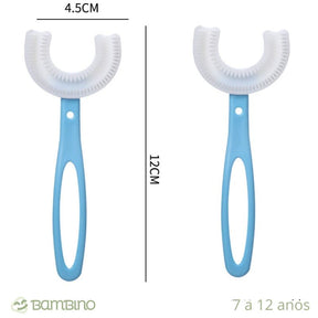 Escova de Dente Infantil 360 Graus - Compre 1 e leve 2 Escova de Dente Infantil 360 Graus Loja do Bambino Escovas Azuis (7 a 12 anos) 