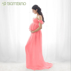 Vestido Longo Tomara que Caia para Gestantes Vestido Longo Tomara que Caia para Gestantes Loja do Bambino Rosa P (88cm) 