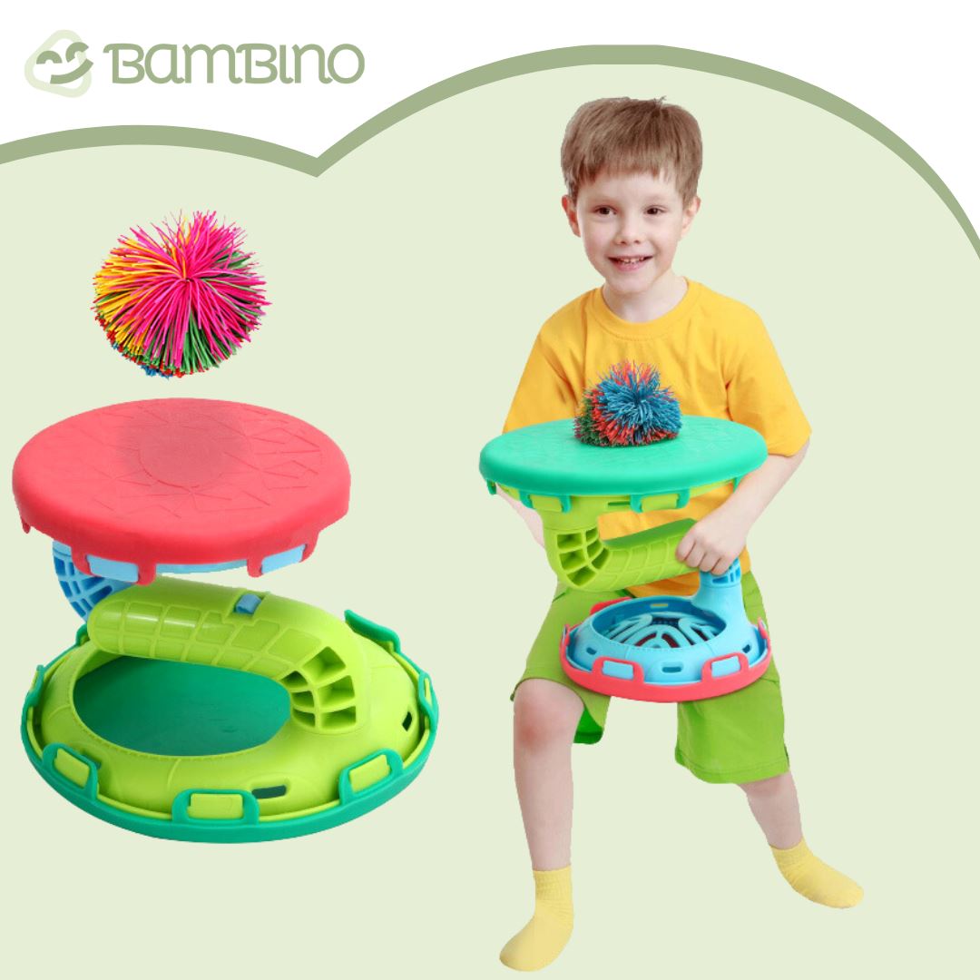 Peteca Brinquedo Infantil Bambino + Bola de Brinde Peteca Brinquedo Infantil Bambino + Bola de Brinde Loja do Bambino 