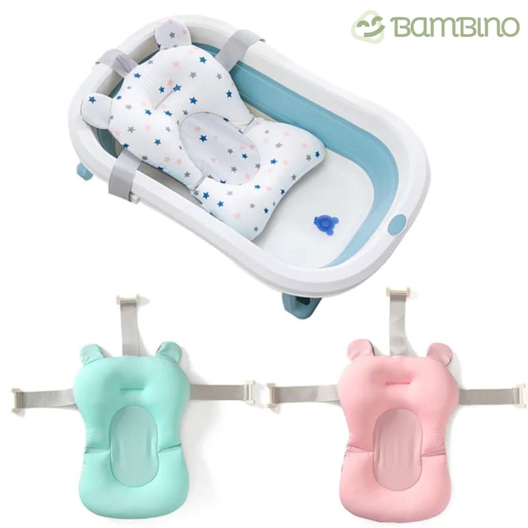 Almofada de Banheira para Banho em Algodão Recém Nascido Bambino Almofada de Banheira para Banho em Algodão Recém Nascido Bambino Loja do Bambino 