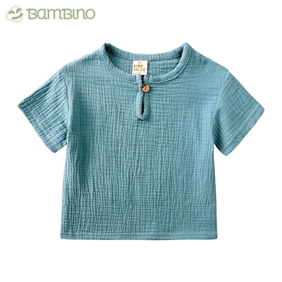 Conjunto em Linho Infantil Bambino Conjunto em Linho Infantil Bambino Loja do Bambino 