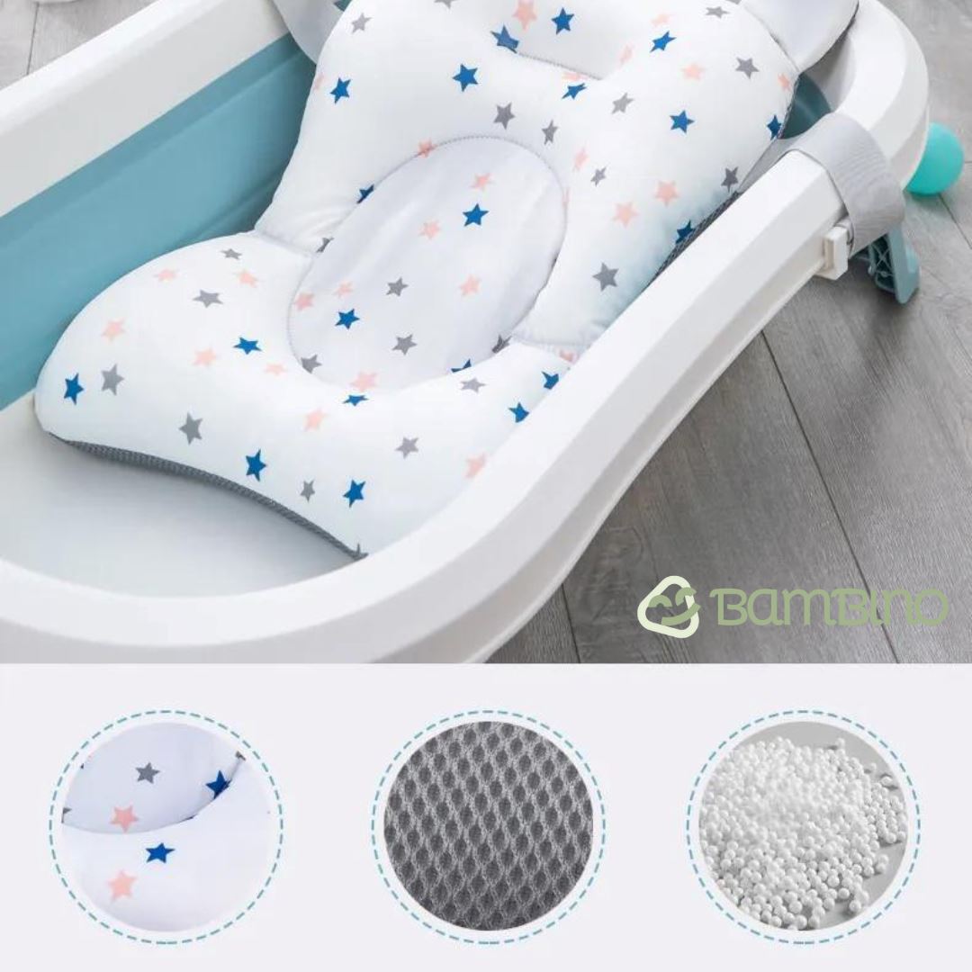 Almofada de Banheira para Banho em Algodão Recém Nascido Bambino Almofada de Banheira para Banho em Algodão Recém Nascido Bambino Loja do Bambino 